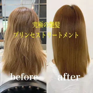 セミロング カラー トップ スタイリストのヘアスタイル