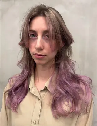 ロング レイヤーカット 🫒natsuのヘアスタイル