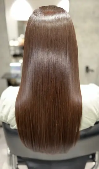 ロング ドライ カット✂️髪質改善のヘアスタイル