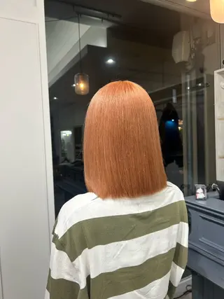 ミディアム カラー 金澤 希空のヘアスタイル