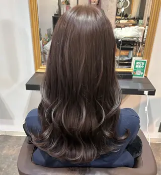 セミロング 廣岡 悠愛のヘアスタイル