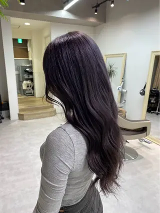 ロング カラー カラー まなみのヘアスタイル