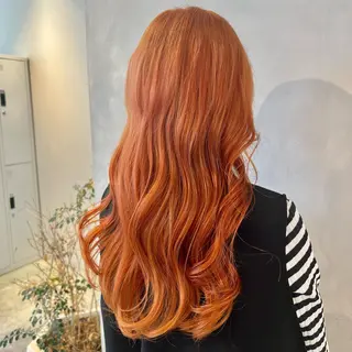 ロング カラー 髪質改善⌇透明感 カラー⌇川上葵のヘアスタイル