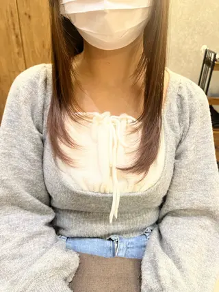 セミロング ショートボブモデル縮 毛艶髪津田パーマのヘアスタイル