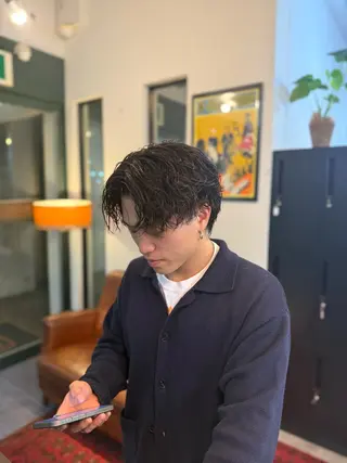 パーマ メンズ HRABRA ゆづきのヘアスタイル