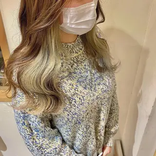 カラー 清原 里菜のヘアスタイル