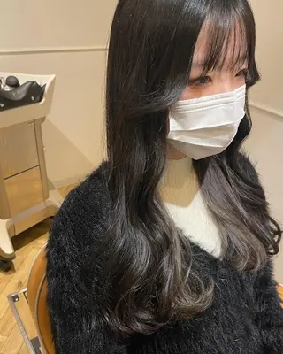 ミディアム カラー パーマ ヘアアレンジ メンズ キッズ ネイル マツエク・マツパ 🫧垢抜けヘア🫧 SHIORIのヘアスタイル