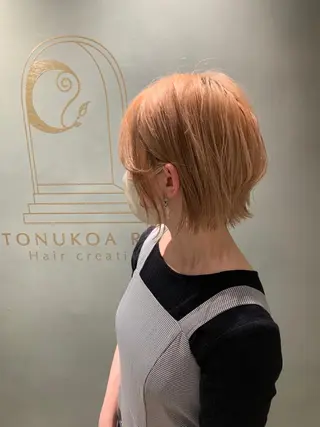 ショート レディースモデル カット/中川翔太のヘアスタイル