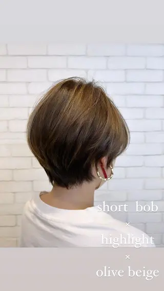 ショート カラーアンドケアリタ kitamuuuのヘアスタイル