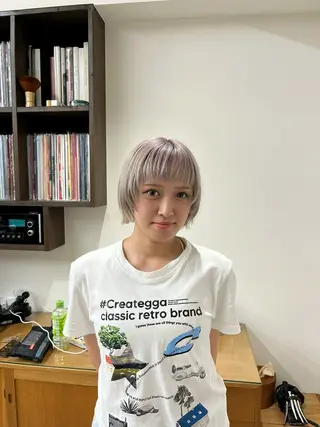 ミディアム Lewes所属・Lewes リョウのヘアスタイル