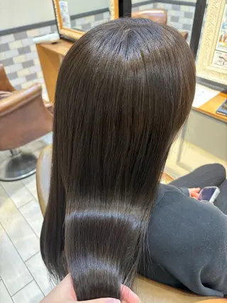 セミロング カラー 古屋 澪 艶髪カラー✨のヘアスタイル