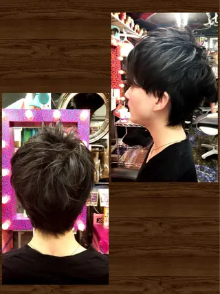 ショート メンズ 今泉 周のヘアスタイル