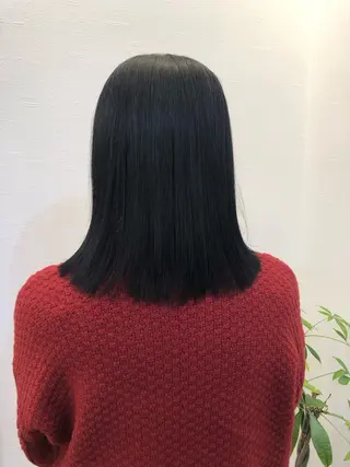 セミロング ツノガイ エリのヘアスタイル