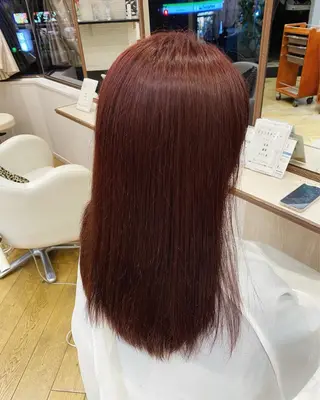 セミロング 艶感🫧透明感カラー YUKARIのヘアスタイル