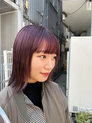 ショート 🪞透け感&韓国ヘア 🪞honokaのヘアスタイル