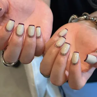 ショート カラー パーマ ヘアアレンジ メンズ キッズ ネイル マツエク・マツパ アイブロウ ar. harajukuのネイルデザイン