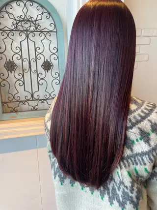 ロング カラー 魔法のシャンプーで 艶髪に✳︎/カラーのヘアスタイル