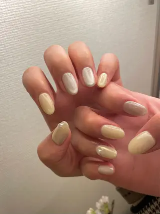 ネイル ざんねん負け犬ちゃん 南堀江のネイルデザイン