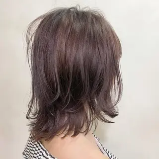 ミディアム カラー ヘアアレンジ 綺麗な髪質にしたい方 限定🌈清水 祥のヘアスタイル