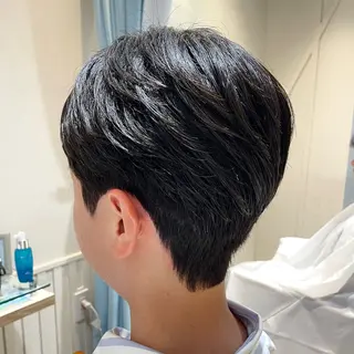 パーマ メンズ ウルフカット/ハイト ーン🎀mizukiのヘアスタイル