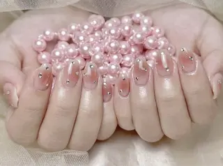 ネイル ロングネイル長さ出し 専門Spade Qのネイルデザイン