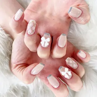 ネイル crystal ⭐︎ colorのネイルデザイン