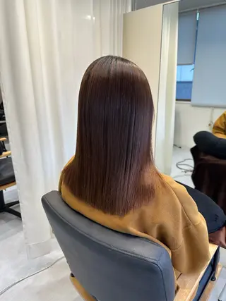 セミロング jiji /北四番丁 押切瑠奈のヘアスタイル