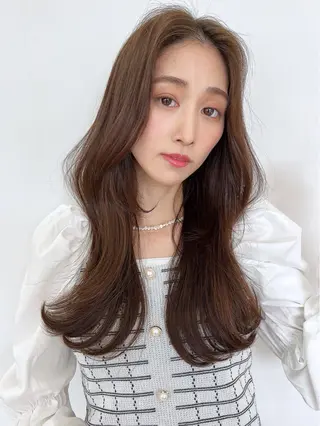 ロング カラー 韓国ヘア×髪質改善 /yoshikaのヘアスタイル