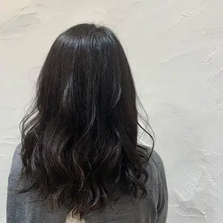 ロング カラー 吉田 夢のヘアスタイル