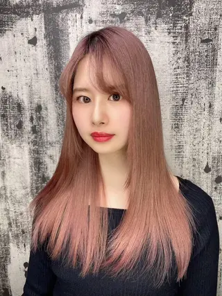 セミロング カラー くせ毛多毛特化 高橋　淳のヘアスタイル