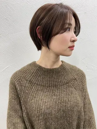 ショート 🧸艶々韓国ヘア 🧁mizunaのヘアスタイル
