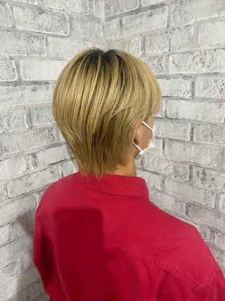 ミディアム カラー パーマ ヘアアレンジ メンズ キッズ ネイル マツエク・マツパ アイブロウ 🔥漢髪特化メンズ マネージャーYUKIのヘアスタイル