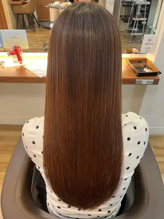 ロング すばる/縮毛矯正 /似合わせカラーのヘアスタイル
