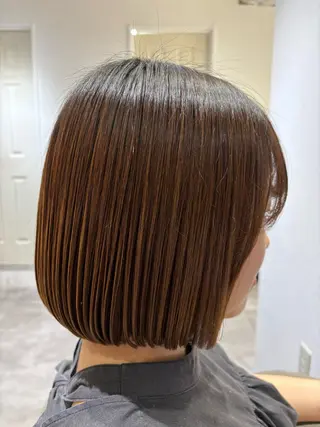 ショート ✨似合わせボブ✨ 縮毛矯正のヘアスタイル