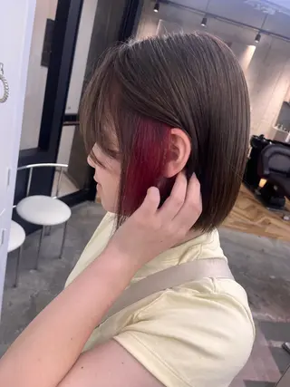 カラー koikiナチュラル オリーブカラー🦙のヘアスタイル