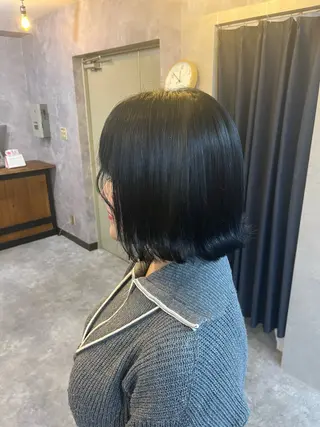 ショート カラー パーマ ヘアアレンジ Eir江坂 カット/ボブ/ショート/髪質改善カラー/トリートメント所属・曲がる縮毛矯正特化 亮輔【江坂駅すぐ】のヘアスタイル