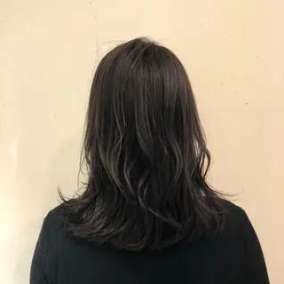ミディアム カラー パーマ ヘアアレンジ 【ツヤ髪美容師】 ツダケイスケのヘアスタイル