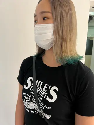 ミディアム カラー 似合わせ特化 /馬場 翼のヘアスタイル