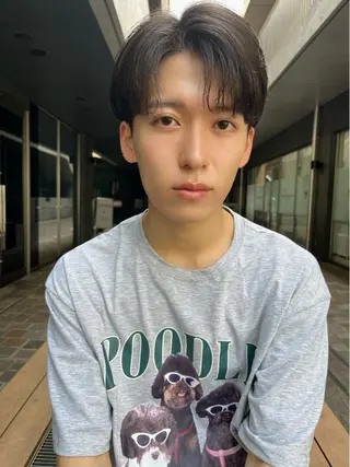 メンズ メンズ🍃ナチュラル 韓国風ヘアRENのヘアスタイル
