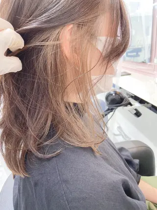 ミディアム カラー ヘアアレンジ 💖艶と似合わせ💖 カラーカット💖のヘアスタイル
