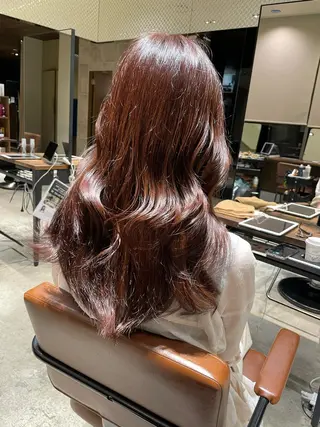 ロング SHION/銀座 まとまるカット🩵のヘアスタイル