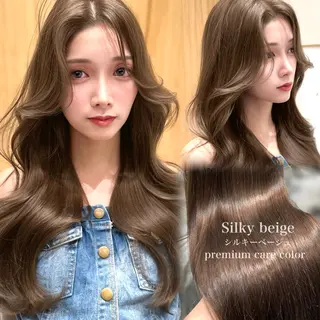 ロング カラー 🇰🇷韓国風くびれ ヘア🇰🇷中村優大のヘアスタイル