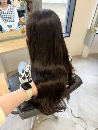 ロング カラー ヘアアレンジ Himawari♡ 柔らかいカラーのヘアスタイル