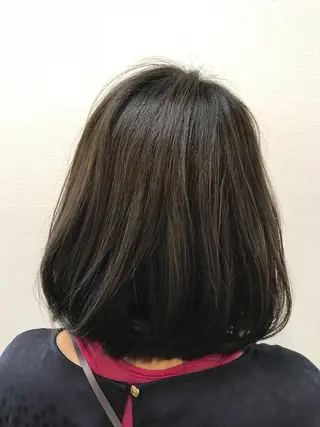 ショート カラー パーマ 吉森 満俊のヘアスタイル