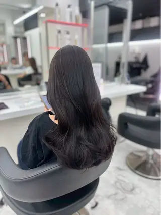 ロング 韓国ワンホン透明感 カラー✨🖤ここあのヘアスタイル