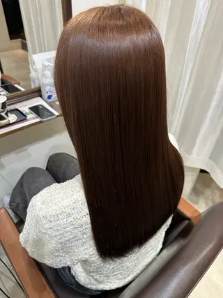 セミロング 🍊髪質改善🍊縮毛 矯正🍊濱野紗奈🍊のヘアスタイル