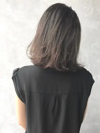 ミディアム カラー TOMOYA/ ショート、レイヤーのヘアスタイル