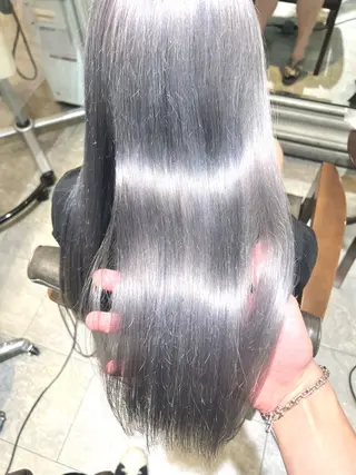 セミロング カラー ヘアアレンジ 🌈インナーカラー ‘ショウマ’🌈のヘアスタイル