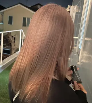 セミロング まろみ暖色×ボブ ×chia🕯のヘアスタイル