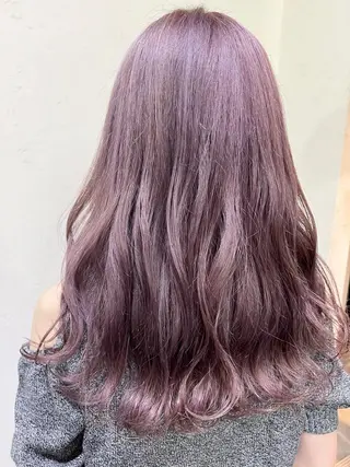 ロング カラー mana .のヘアスタイル